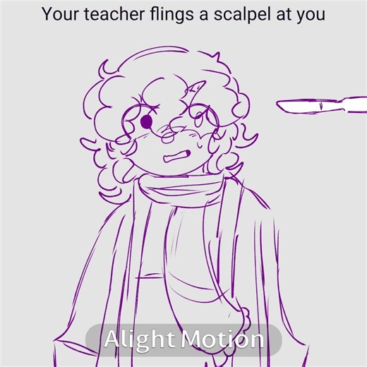 First day of biology class # Thefamousfilms #alightmotion371 #alightmotion #animationmeme #art trend