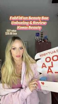 FabFitFun Beauty Box Subscription Unboxing & Review #fabfitfun #unboxing