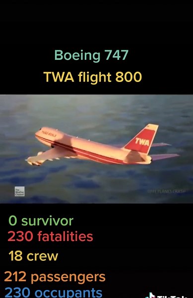 TWA flight 800 crash animation | plane
