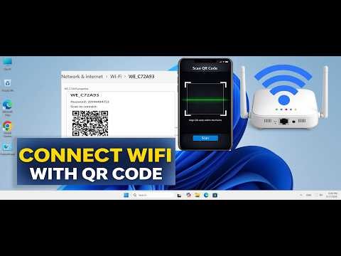 How To Show Wi-Fi Password as QR Code on Windows 11 | Connect Phone Fast