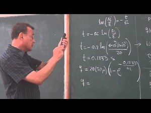 Clase 65: Se resuelven 4 problemas diversos sobre circuitos RC.