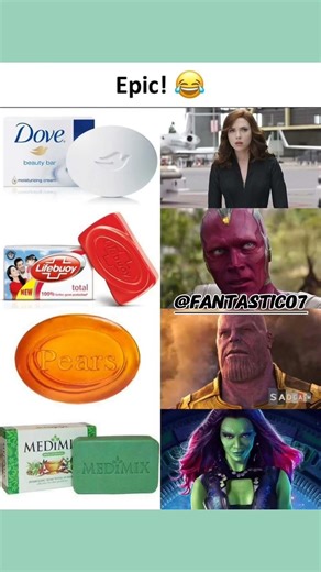 Soap Brands vs Marvel Characters 😂 | Dove, Lifebuoy, Pears & Medimix Meme #Shorts
