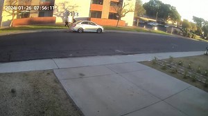 Video shows girl escape alleged kidnapper as she walks to school