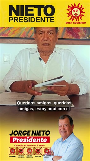 ¡Respondemos con propuestas claras!🟡🔴 Nuestro presidente Jorge Nieto presenta su plan de gobierno en materia de empleo, reafirmando su compromiso con la mejora de las condiciones laborales y un sistema previsional más justo y sostenible. No se van a recortar derechos. No se van a eliminar vacaciones ni beneficios. Apostamos por más y mejores oportunidades para todos los trabajadores del país. Porque gobernar es unir y todos merecemos un #BuenGobierno #NietoPresidente #Empleo #Perú #GobernarEsU