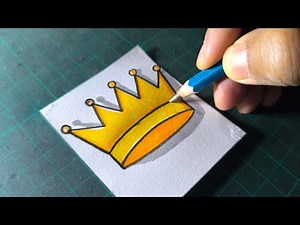 "Master the Art of Crown Drawing: A Beginner’s Step-by-Step Guide!"