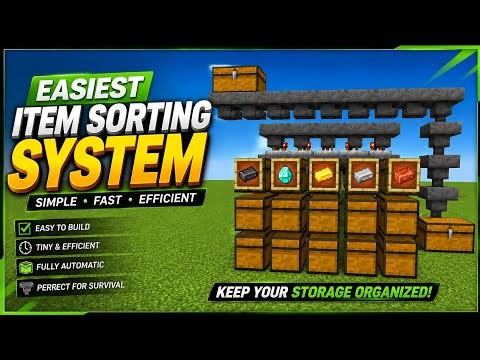How to Build an Automatic Item Sorting System! 🧰⚡