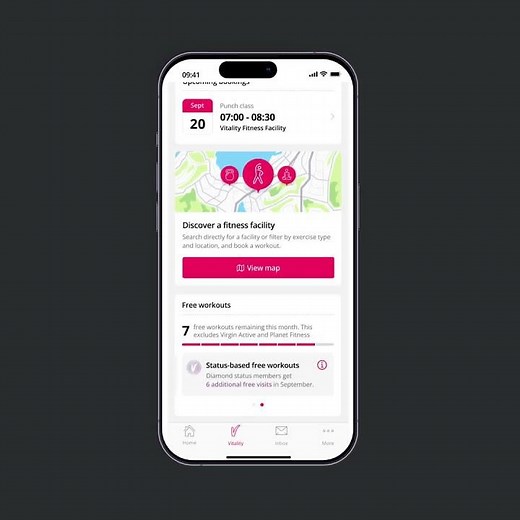 How to use your free workouts on Vitality Fitness in the Discovery app