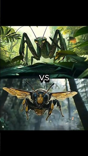 Mantis vs Spider vs Bug (Ant, Hornet, Beetle, Centipede, Locust)
