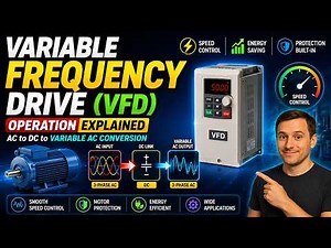 Variable Frequency Drive: VFD Operation Explained | AC to DC to Variable AC Conversion