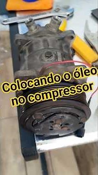 Parte 2 l Compressor Sanden 7H15 Original / Como colocar o óleo no compressor.- #viralvideo