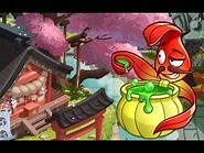 Plants vs. Zombies 2 China Version New Upcoming Plant Orchid Chef Heian Era 16th World Demo