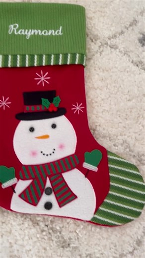 Personalized Christmas Stocking: Embroidered Applique, Knit Cuff - Etsy