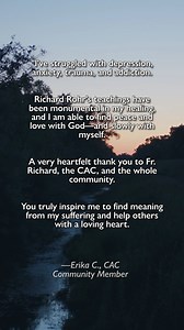 Step deeper into your own healing journey with our online course Falling Upward: Life as a Spiritual Journey — featuring Fr. Richard Rohr. Learn more at cac.org/online-education | Center for Action and Contemplation