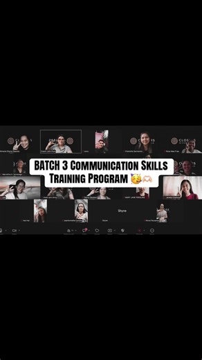 BATCH 3 Communication Skills Training Program 🥳🫶🏻 #communicationskills #virtualassistant #workfromhome #confidence