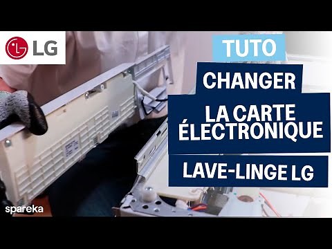 Réparer un lave-linge LG : remplacement de la carte de commande (F82J53WH)