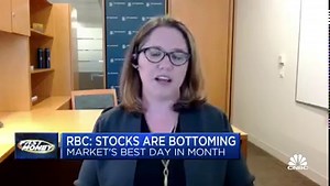 12K views · 62 reactions | Are stocks in a bottoming process? Lori Calvasina, head of U.S. equity strategy at RBC Capital Markets, says they are and explains why the growthier names are looking attractive: | CNBC Fast Money | Facebook