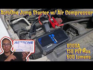 How to use AutoOne Jump Starter with Air Compressor | Game Changer for Your Car