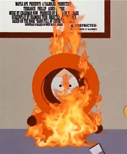 #kenny капюшон по дороге потерял #southpark #кенни #animation #animationmeme