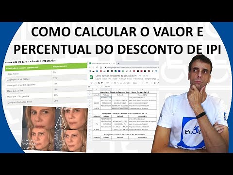 How to calculate the value and percentage of the IPI exemption discount.