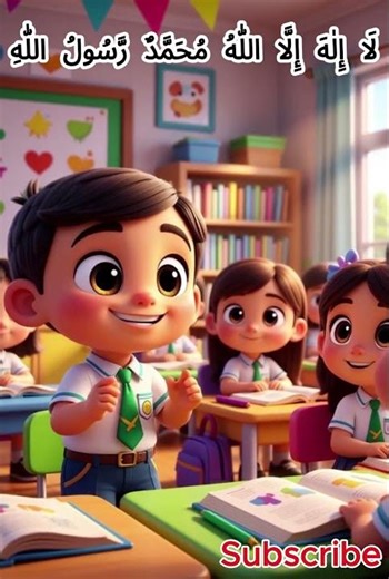 First Kalimah learning for kids