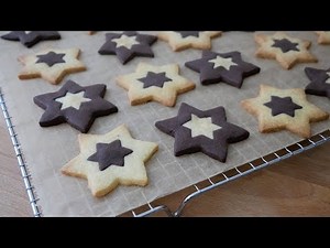 Black & White Star Cookies (Recipe) || [ENG SUBS]