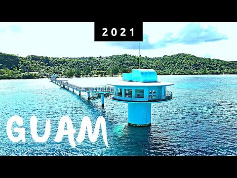Guam 4K Drone Footage 2021 Part 2 - Scenic Tropical Paradise Island. 1 Hour Ambient Drone Film.