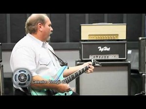 Guitar Speaker Shootout, Celestion, JBl D120F, Eminence, Altec Lansing using a Marshall JCM-2000