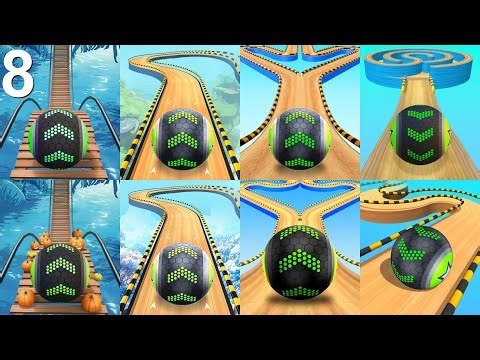 Going Balls Speedrun, Funny Fails Vs Challenge, Portal Run, Race, All Levels, Hard Levels 8