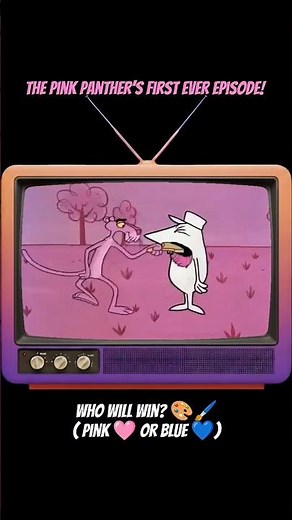 Pink vs. Blue! 🎨 | The Pink Panther – The Pink Phink #PinkPanther #TVBackThen #Nostalgia #OgCartoons