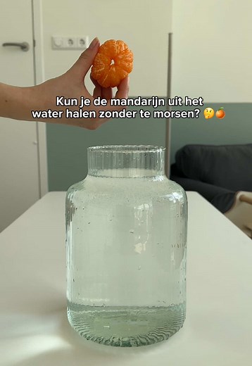 Mandarijn Uit Water Experiment voor Kinderen