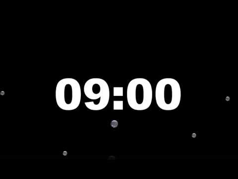 9 Minute Timer with Alarm | Simple Countdown (Full Screen) – ClockUnit