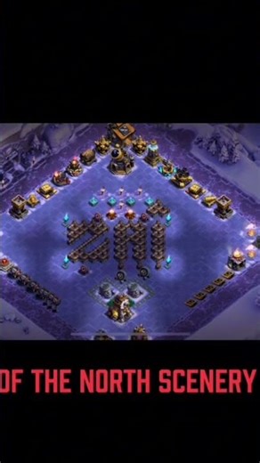 Best Winter scenery🥶 #coc #clashofclans #scenery #winter