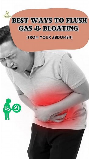 7 best ways to flush gas and bloating from your abdomen #stomach #bloating #indigestion #remedies