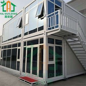 [Hot Item] Casa Contenedor de Lujo 40FT Casa Modular Prefabricada de Envío 2 Villa de Dormitorio Casa Prefabricada