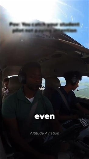 Flight Instructor Pranks Student Pilot😂