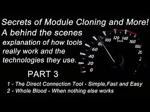 ECU and Module Cloning - The Direct Connect Option for in-circuit eeprom work ECU BCM CLUSTERS MORE!