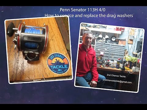 How to Service and Upgrade the Penn Senator 113H 4/0 Fishing Reel | Step-by-Step Drag Washer Repair