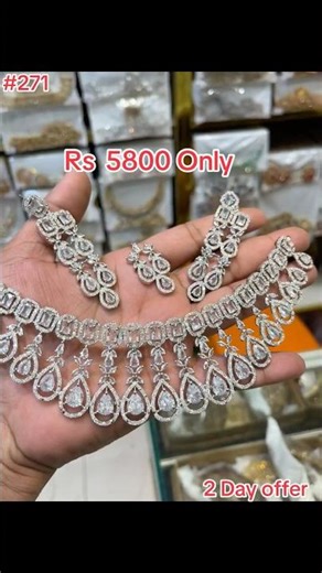 Rs 7500 1 carat set colours Whtsapp 03229129797 #set #jewellery #foryou #diamond #jewelset #wedding
