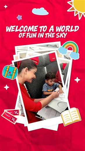 Fun takes flight!Enjoy Fun on Board ✈️ 😊 | Air Arabia