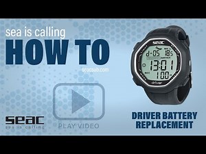 SEAC - How to replace DRIVER battery