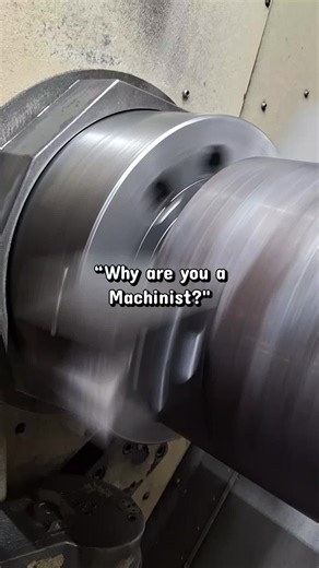Pretty cool occupation 🫡 #mazak #lathe #machinist #machining #cncmachining