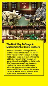 30K views · 78 reactions | LEGO Ideas has officially chosen a winner for its 10326 Natural History Museum challenge. While the grand prize winner won four LEGO sets, the two runners-up also took home pretty impressive, and expensive, sets. | NowThis | Facebook