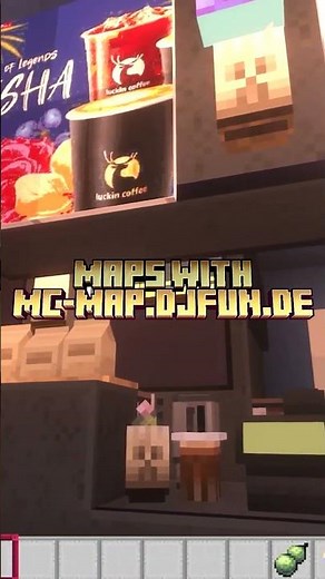 Hyper-Realistic Luckin Coffee Shop Build | Minecraft Yuushya Townscape Showcase