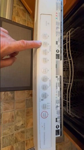 How to reset kenmore dishwasher