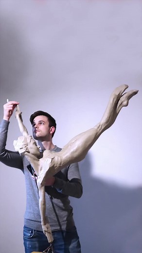 Sculpture Creation Process: Art in Action