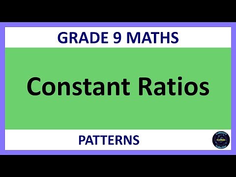 Grade 9 Maths Term 1 Lesson 18 Patterns with a Constant Ratio