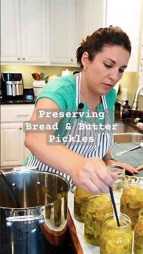 How to: BREAD & BUTTER PICKLES #canning #pickles #homepreserving