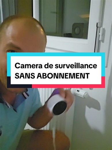 Camera de surveillance pour la maison, installation rapide sans outils. pilotage par téléphone sans abonnement. #camera #surveillance #maison #vacances #voleur