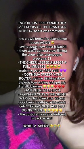 Emotional Farewell: Recap of Taylor Swift's Last Show on the Eras Tour in the US