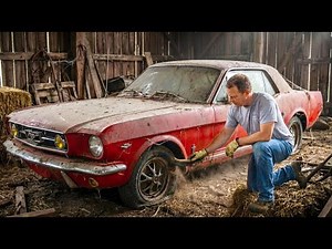 Asmr Car Restoration! Full Restoration of a Ford Mustang 1965 from Total Disrepair to Looking New